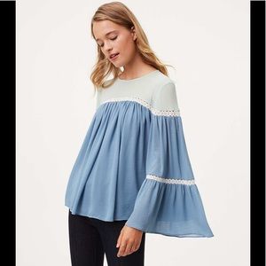 Lacy Bell Sleeve Blouse